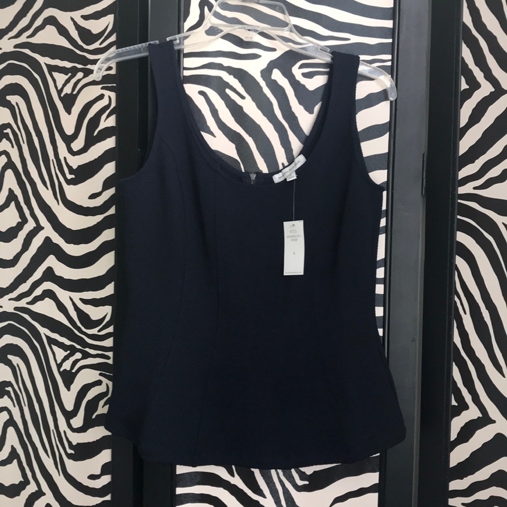 🆕 Banana Republic Navy Knit Shell